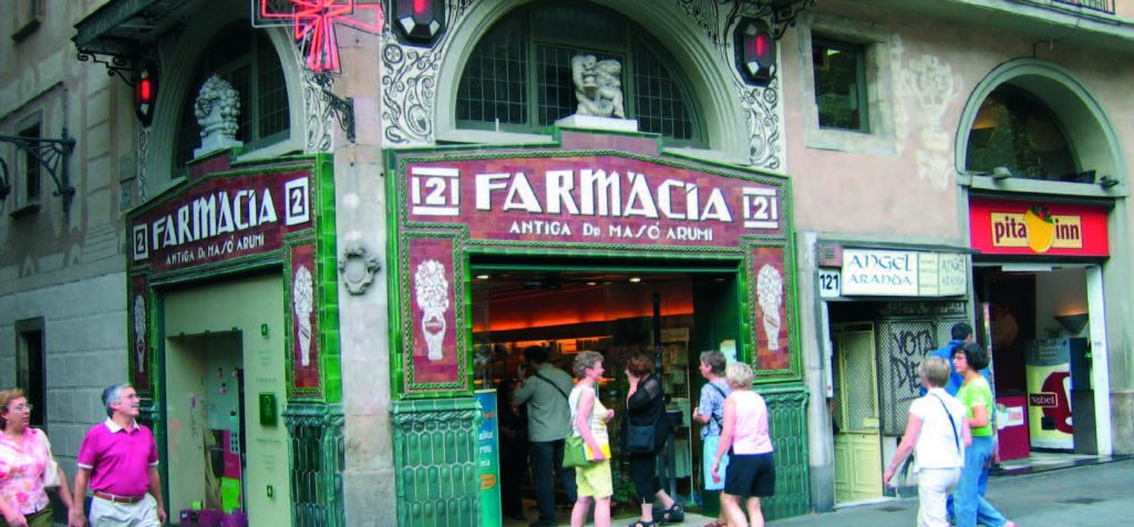 Bilde 5: Farmacia Antic Nadal i Barcelona.