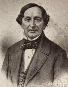 Dr. Jens Grønbech Døderlein ca 1860. Bildet tilhører Oslo Museum.