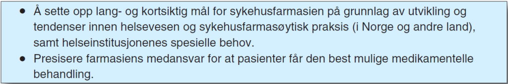 Tabell 1 Mandat for målsettingsutvalget 1980